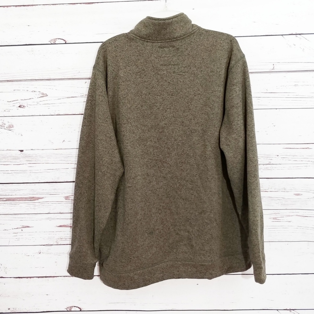 Sonoma full zip high neck plus size sweater FRF - Picture 2 of 8